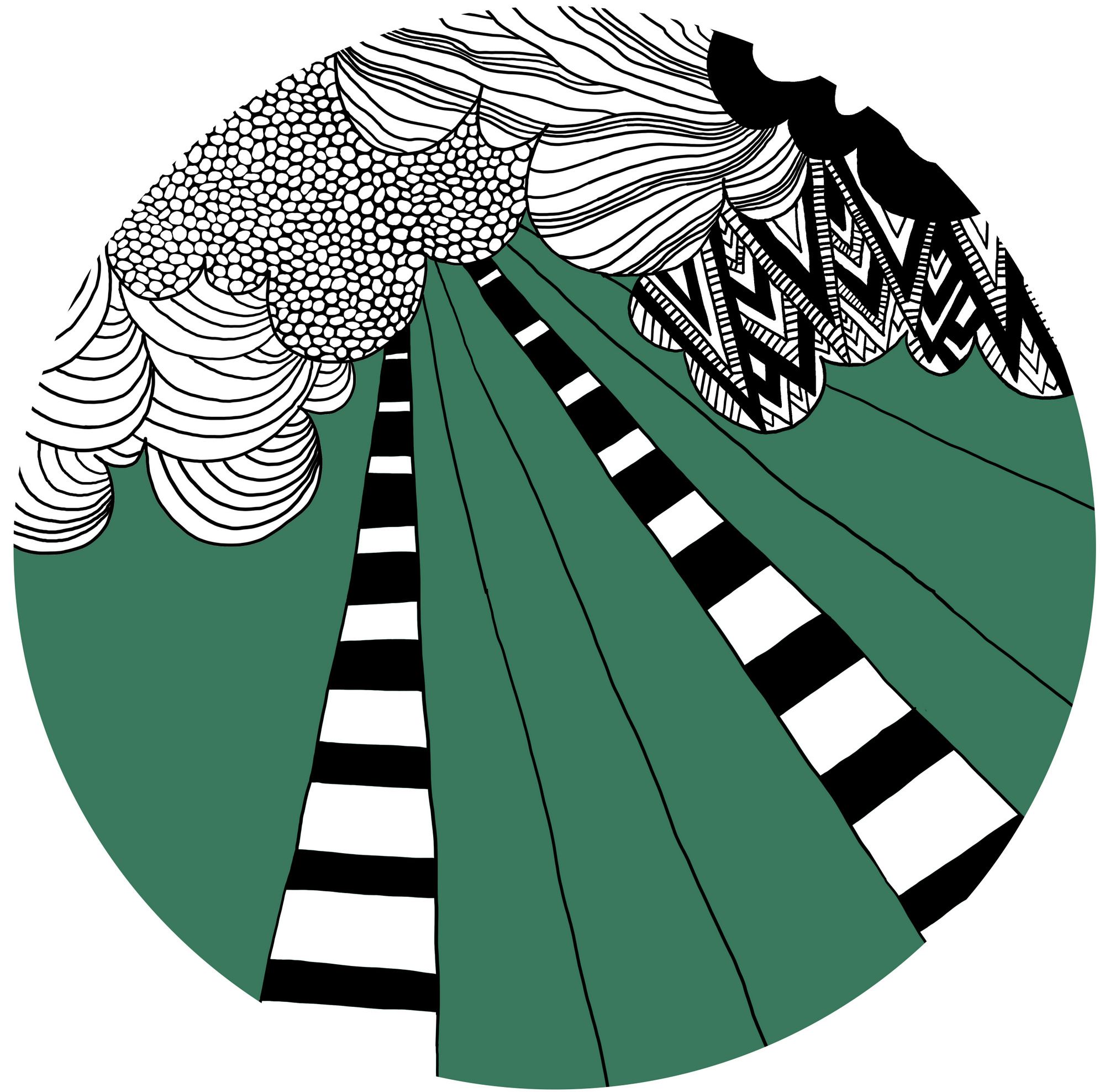 Круглый шерстяной ковер Un Tapis à Paris Permanent ARCH-00108509 - Вид №2