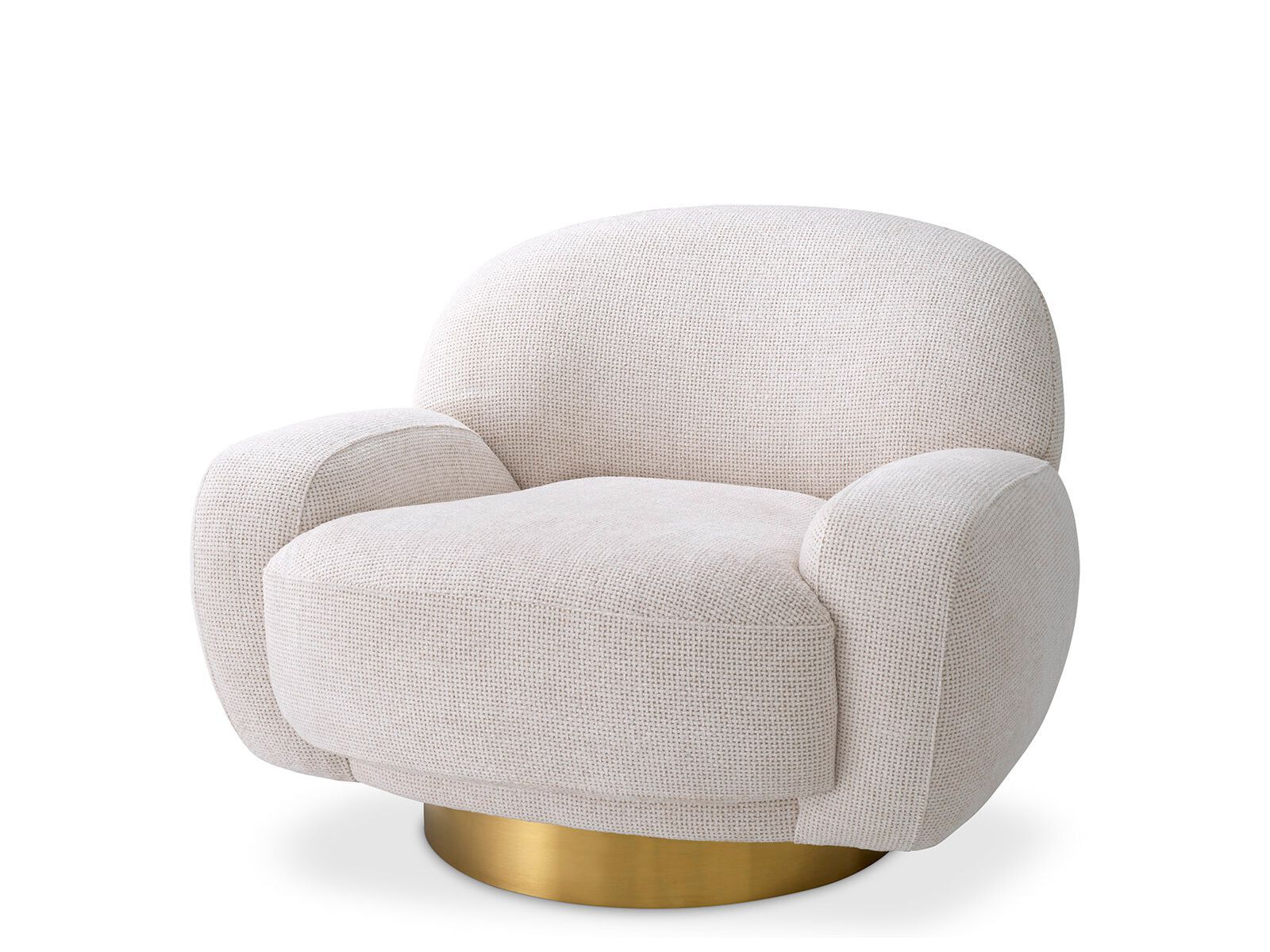 Тканевое вращающееся кресло с подлокотниками Eichholtz UDINE ARCH-00100312