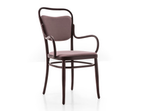 Мягкий стул из бука с подлокотниками