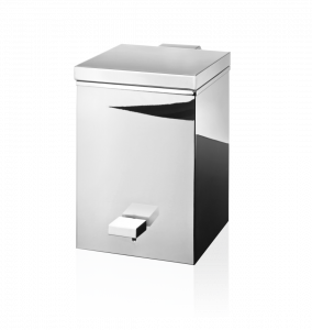 CUBE;Ведра;Свободностоящие модели;С крышкой TE 75 SC DECOR WALTHER Хром 614600