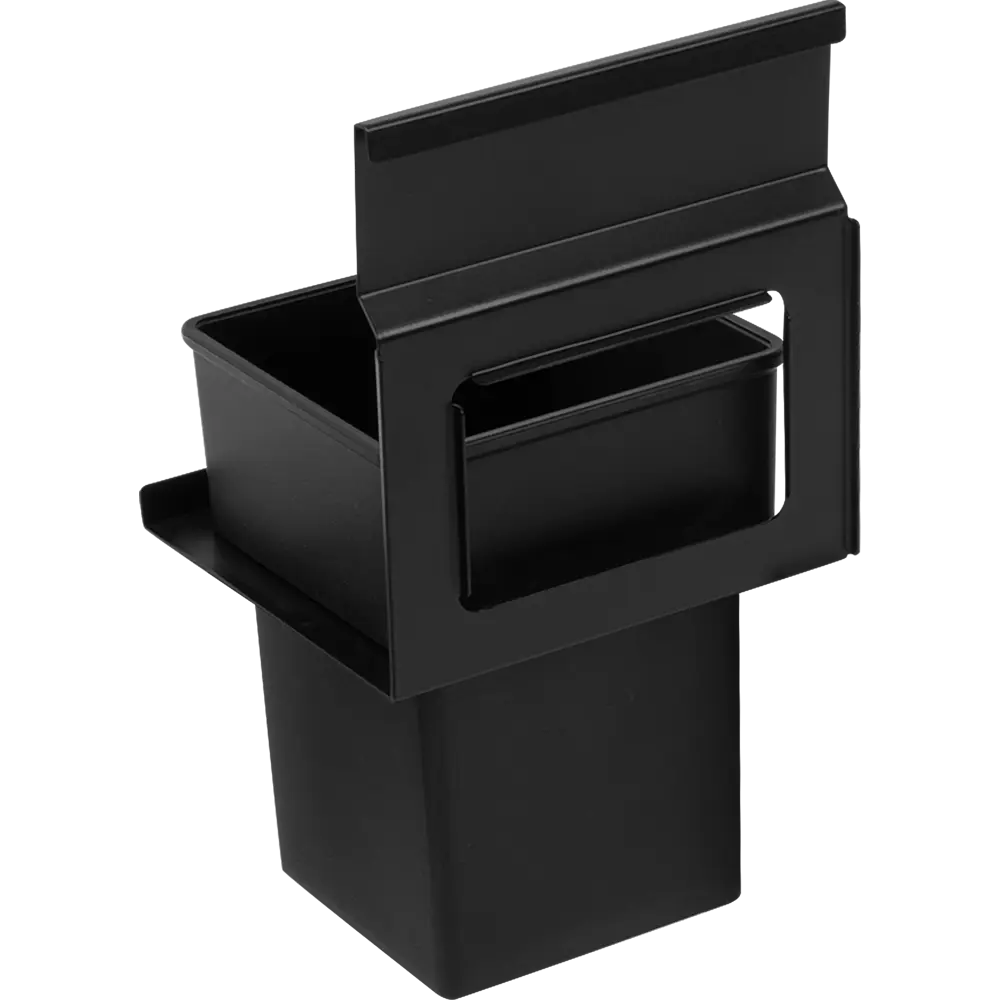 Держатель большого стакана Swensa Lund для рейлинга металл цвет чёрный STLM-2135397 - Вид №1