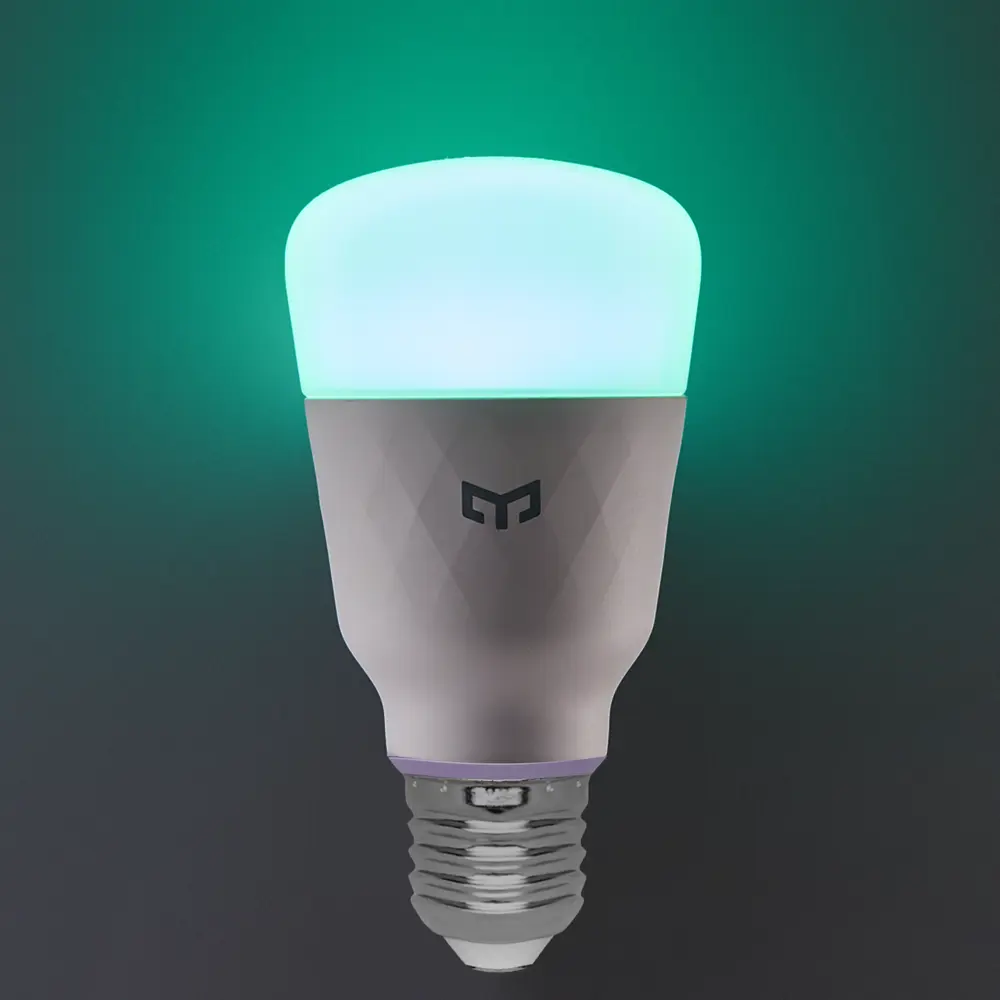 Лампа умная светодиодная Yeelight E27 200-240 В 10 Вт груша матовая 800 лм регулируемый цвет света RGBW для диммера STLM-2194174 - Вид №6