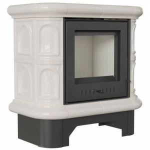 Печь-камин Kratki WK/440/KAFEL/K (кремовая)