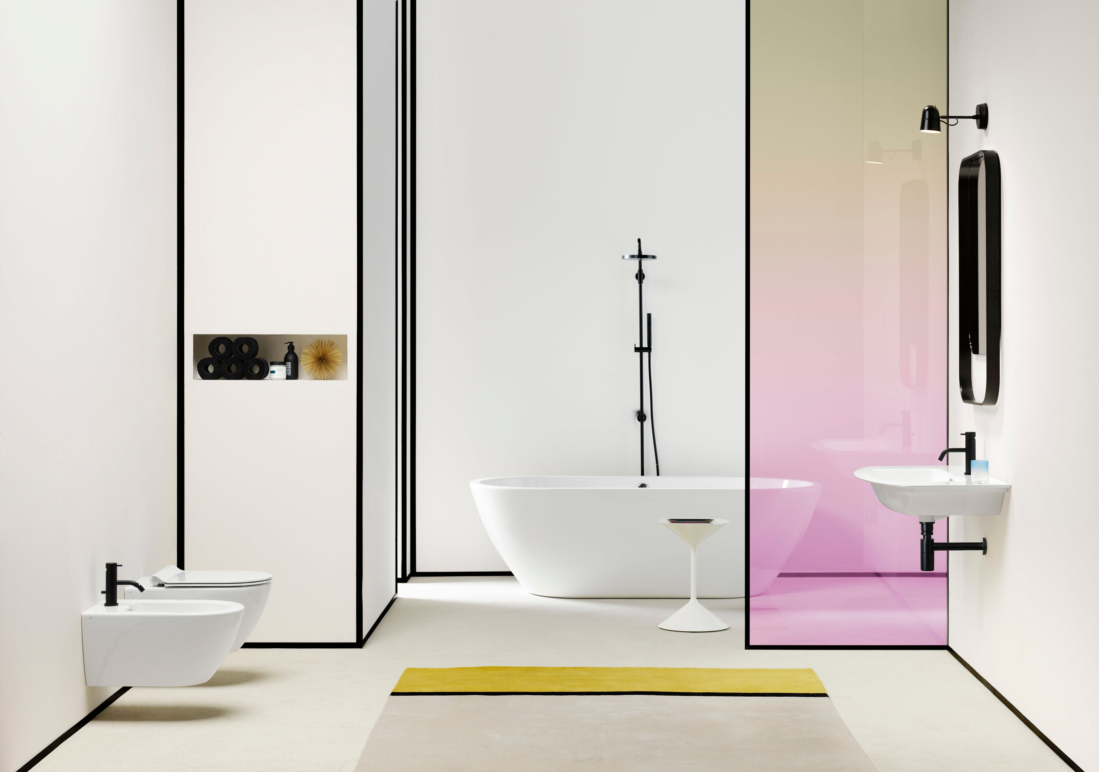 Керамическая раковина с переливом GSI ceramica мода ARCH-00099166 - Вид №1