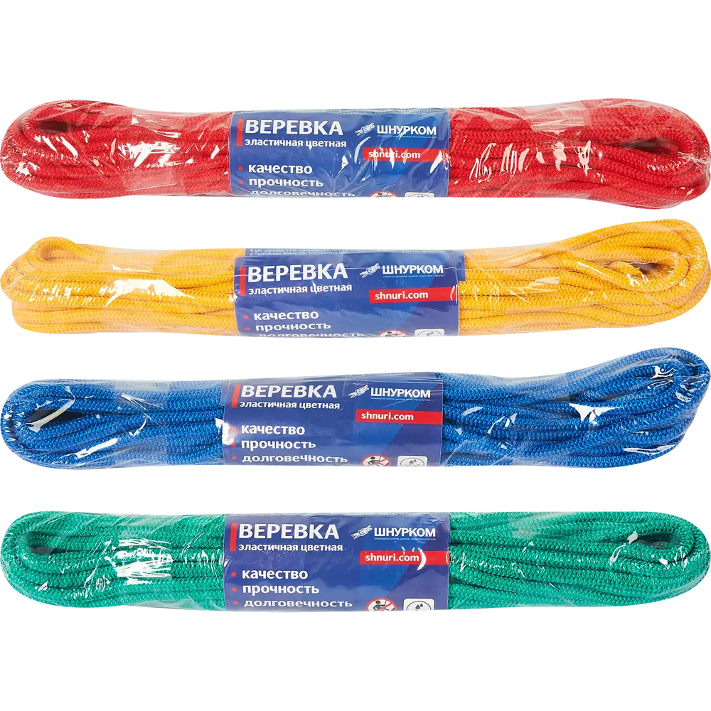 Эластичная веревка Santreyd 6 мм мультиколор для активного отдыха и работ 84659714 STLM-0053456 - Вид №13