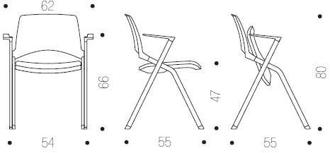 IBEBI Стул складной складной с подлокотниками Oplà sun-id-1366677 - Вид №11