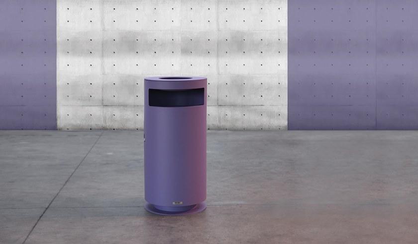 City Design Урна для мусора стальная с крышкой с пепельницей sun-id-1396600 - Вид №3