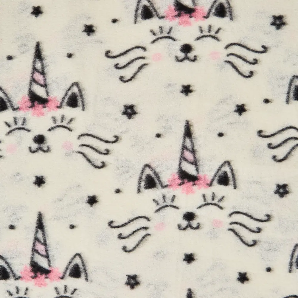 Плед Ленивые коты 130x170 см флис цвет разноцветный Ardenza Детство STLM-2078744 - Вид №1