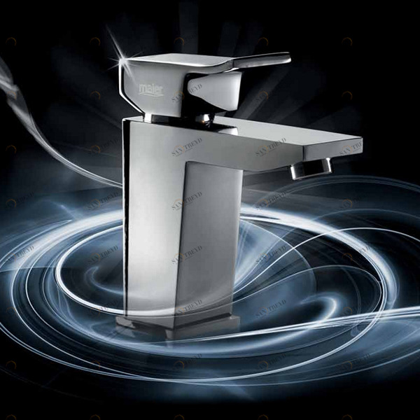 Однорычажный смеситель для раковины 52.002C MAIER SURF 52002C