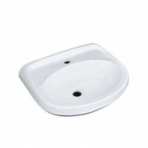 1015116 Подвесная раковина настенная круглая Лобненский Стройфарфор  белая