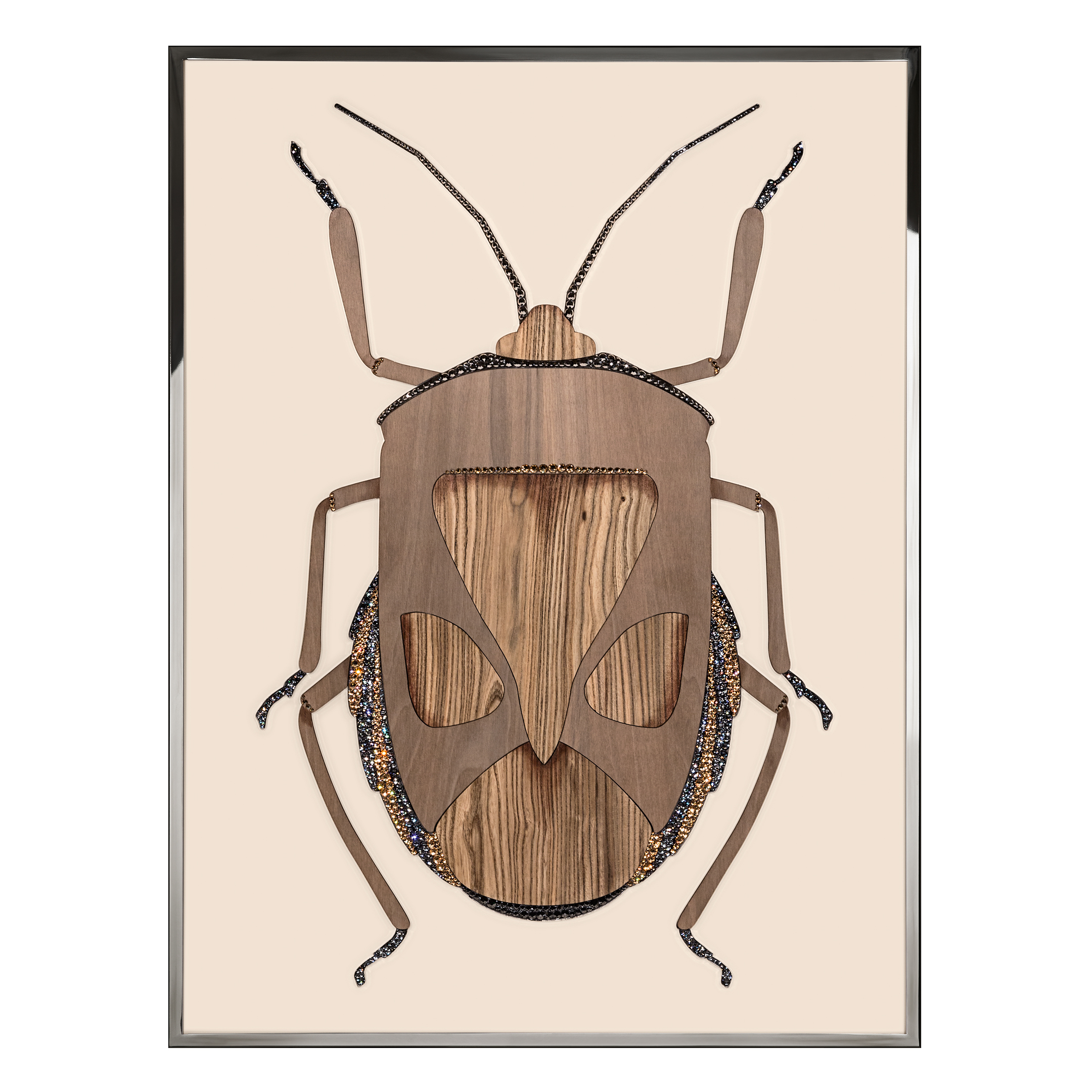 Beetle C Произведение искусства из ископаемого дерева Visionnaire  - Вид №1