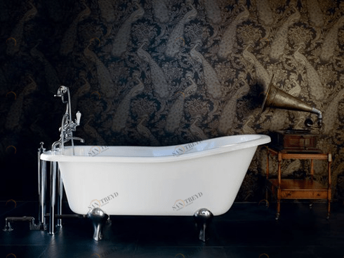 Ванна акриловая Harewood Slipper с ножками L2C Slipper Burlington E1, L2C