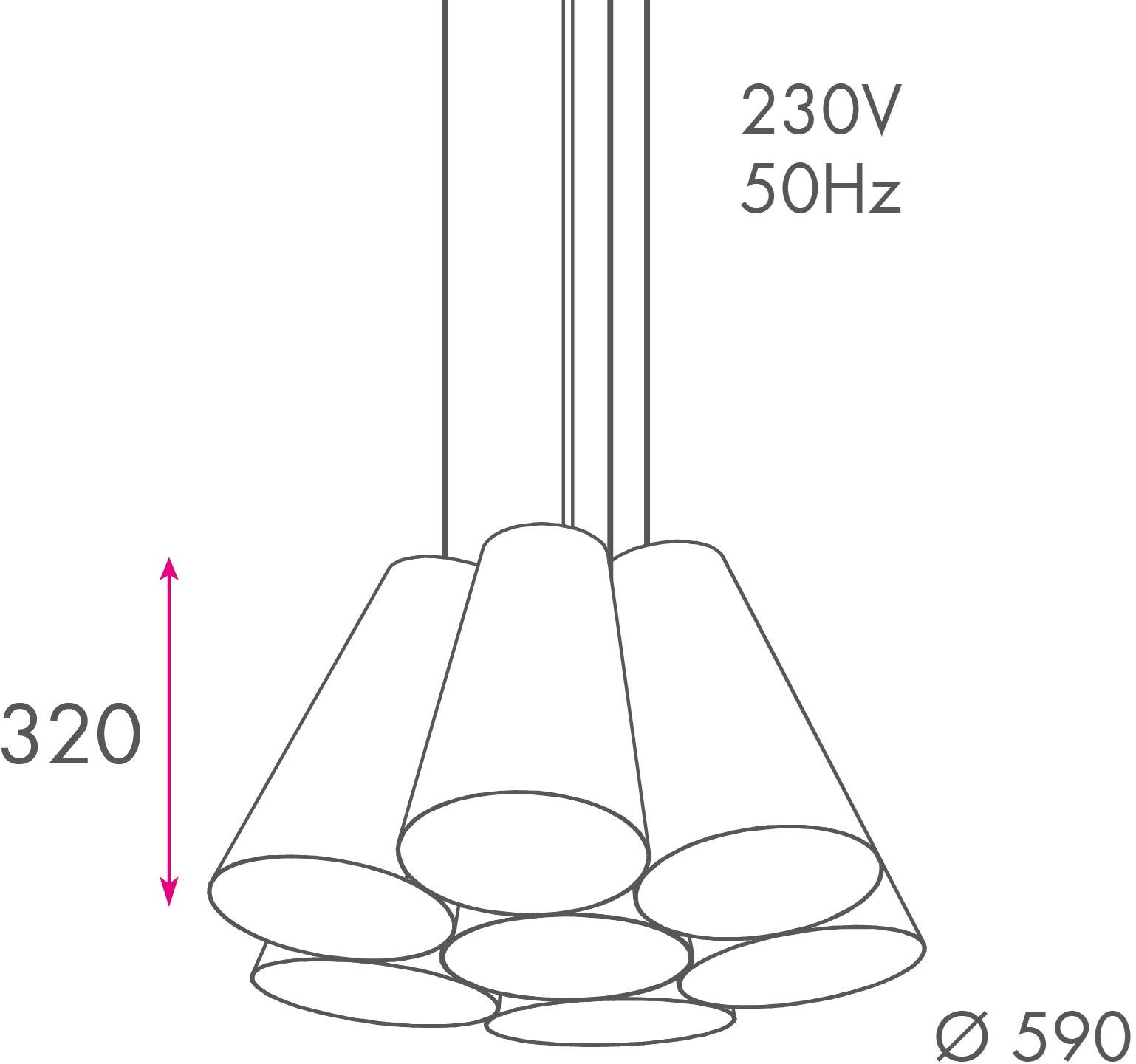 LUNOO Галогенная подвесная лампа sun-id-1477684 - Вид №1