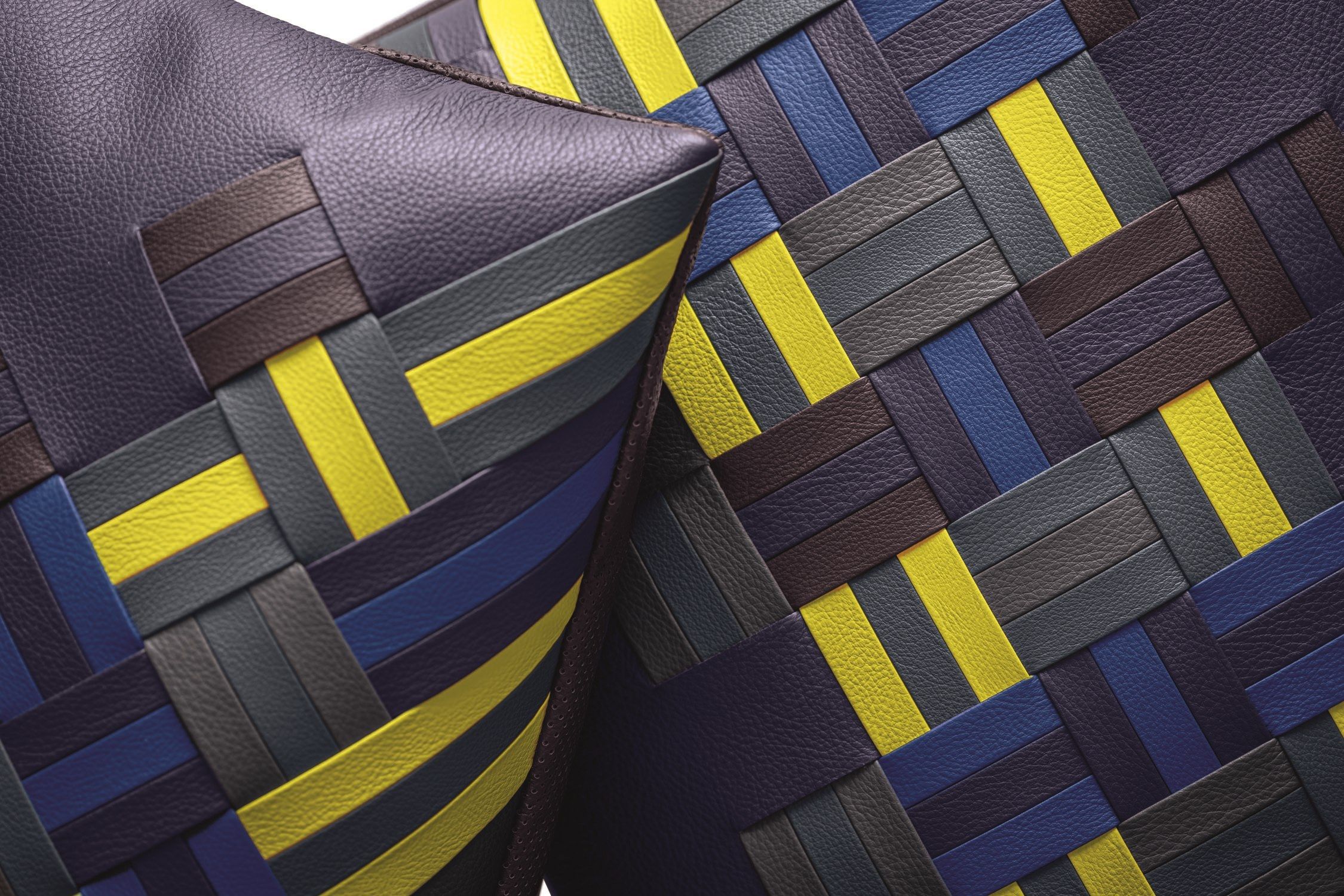 Кожаная квадратная подушка Poltrona Frau коллекция-мебель и аксессуары ARCH-00103126 - Вид №10