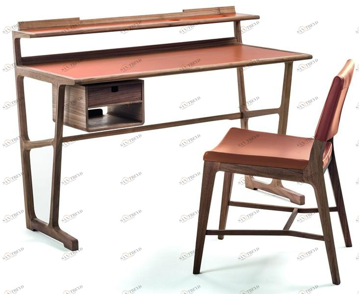 Frigerio Salotti Письменный стол из дерева с ящиками Archè Arche sun-id-1427283