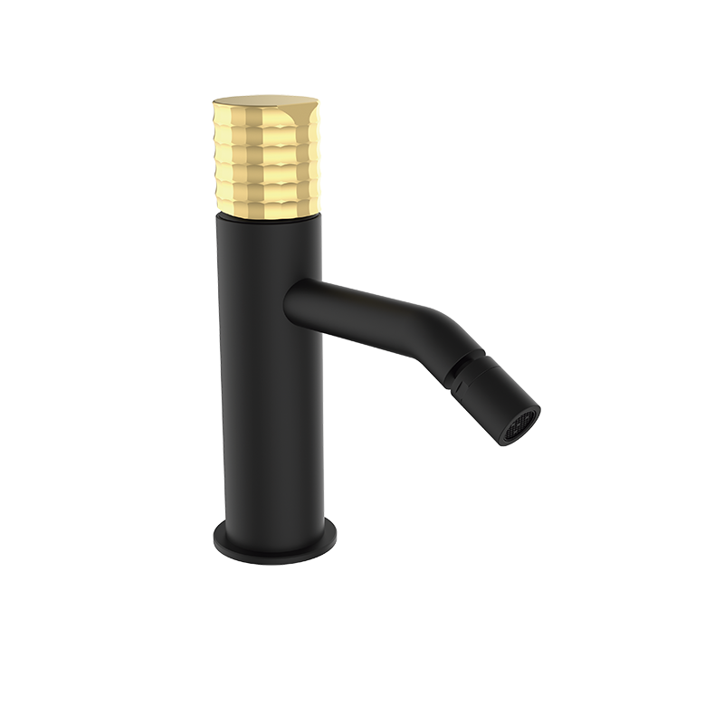 75710727 PREMIUM Черный Биде Смеситель Черное Матовое Золото GRB MIXERS 