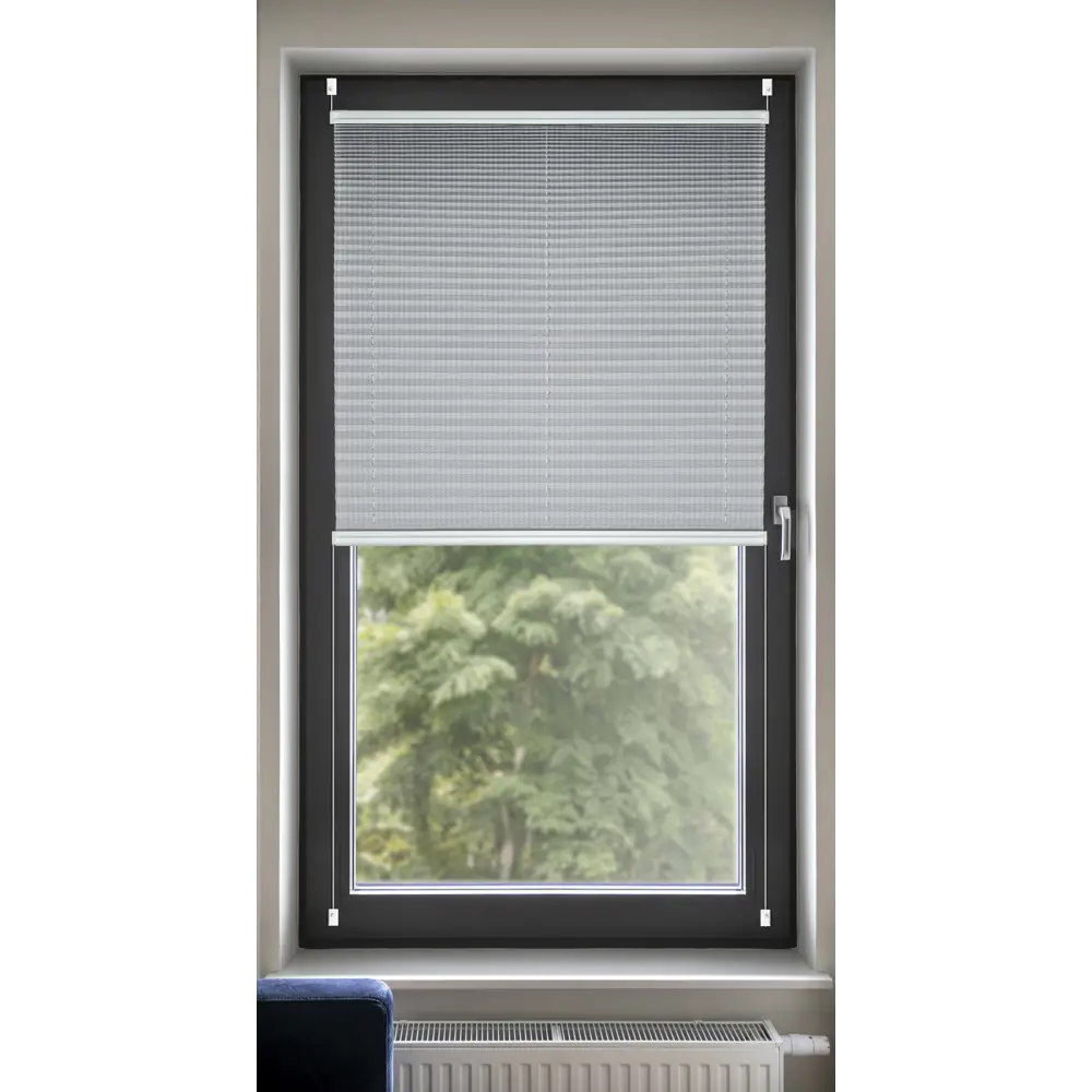 Штора плиссе 65x170 см жаккард серая Santreyd STLM-2212174 - Вид №4