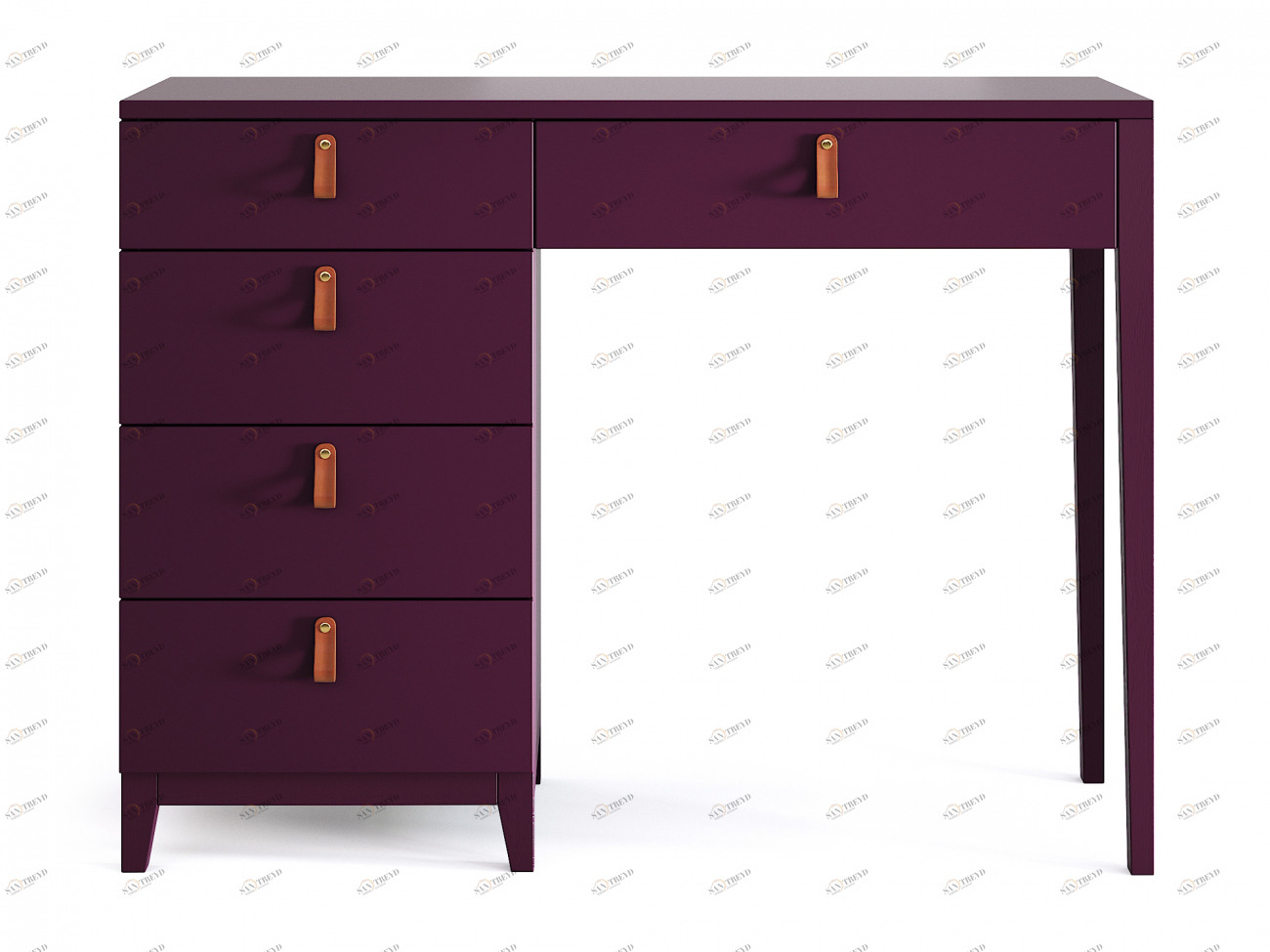 Туалетный столик с ящиками имперский фиолетовый Jagger THE IDEA  210490 Фиолетовый 