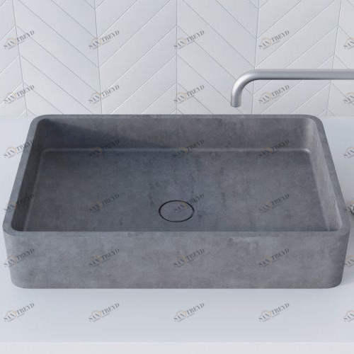 WВ601SERYJ Накладная раковина на столешницу  овальная BetOn 