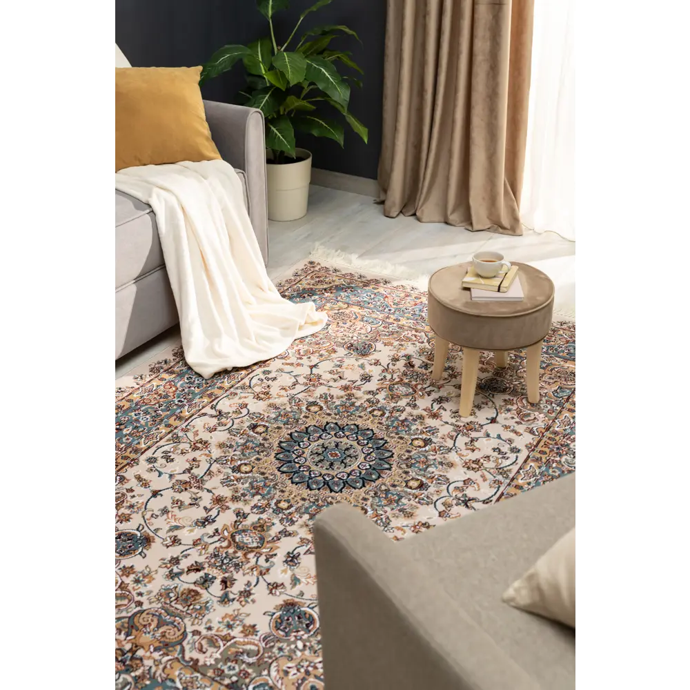 Ковер полипропилен Шахреза D206KМ 200x285 см цвет кремовый 82172972 STLM-2185334 MERINOS  - Вид №4