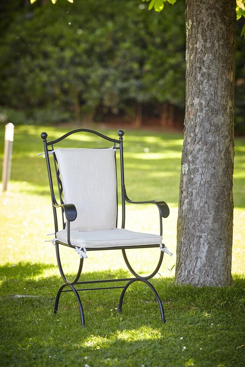 OFFICINACIANI Садовый стул из кованого железа с подлокотниками Rombi Gf4002ch-b  - Вид №2