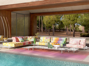 Ткань сад диван