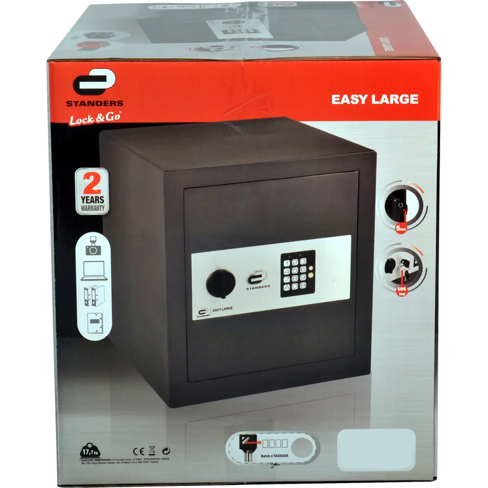 Сейф мебельный Standers N2 с электронным замком сталь 41 л STLM-2133081 - Вид №12