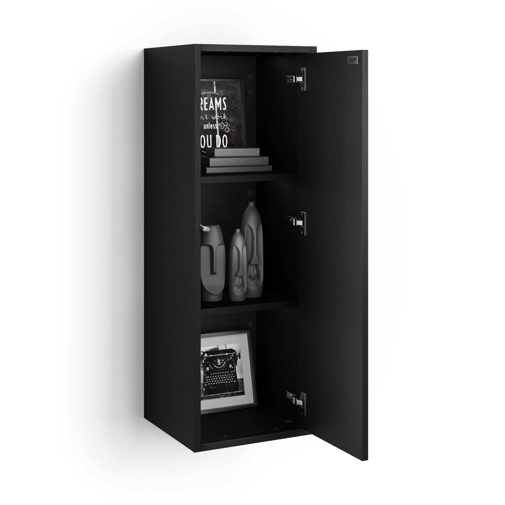 Вертикальный навесной шкаф из меламиновой ткани с дверным полотном Mobili Fiver IACOPO ARCH-00053907 - Вид №18