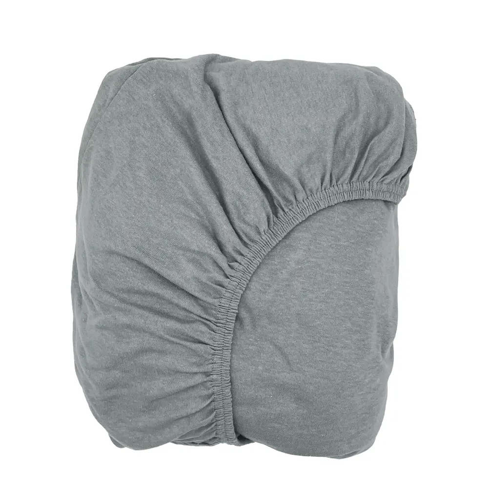 Простыня 90x200 см трикотаж на резинке цвет серый Ardenza STLM-2206424