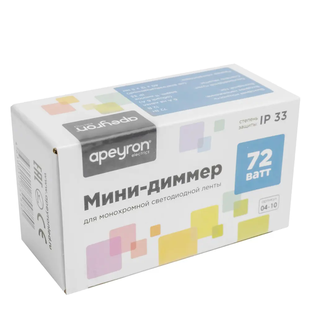 APEYRON Диммер для светодиодной ленты с пультом управления 72 Вт 17677261 STLM-0008473 - Вид №6