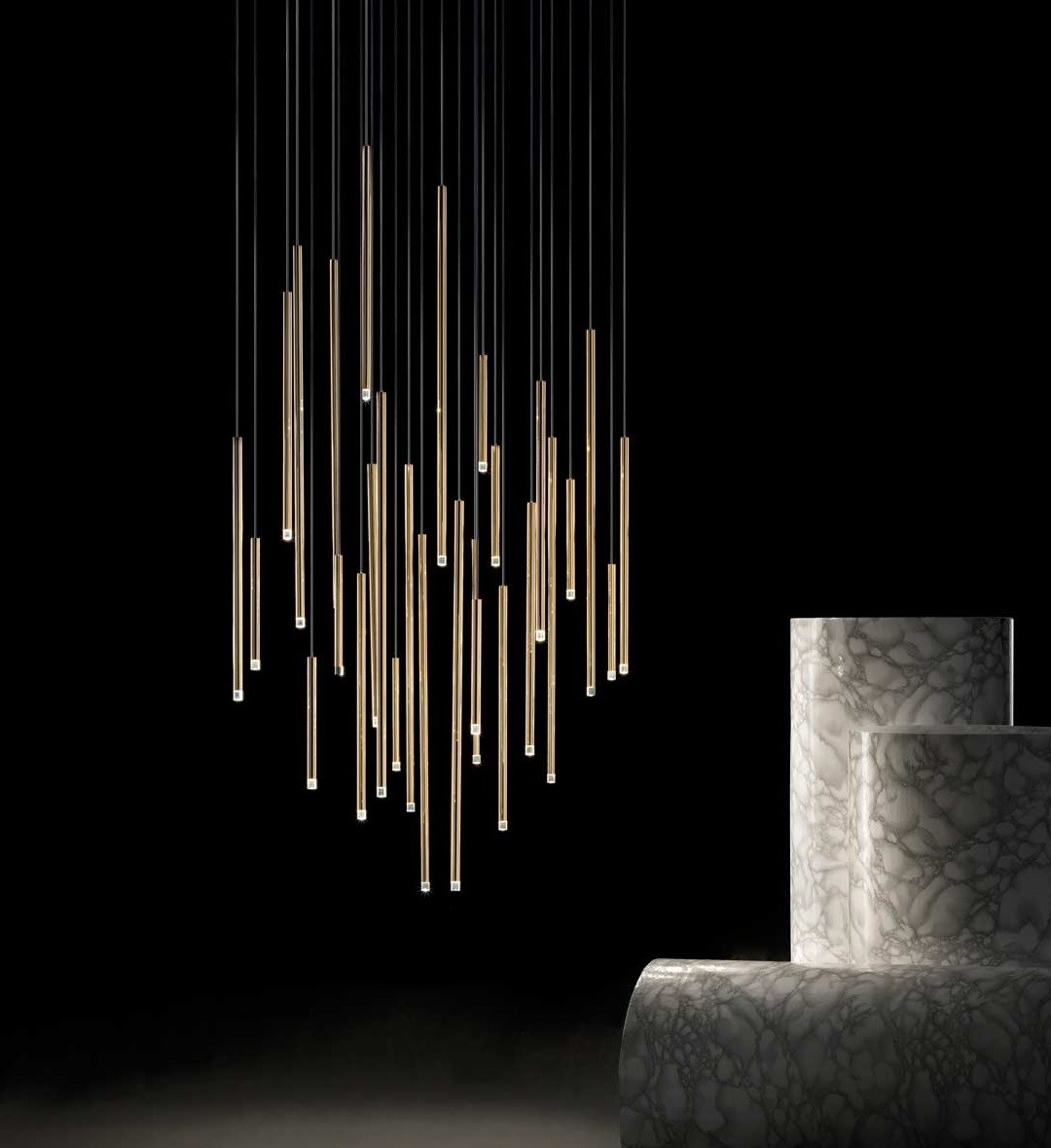 Studio Italia Design A-Tube nano small 158020 золото светильник подвесной 118438 - Вид №1