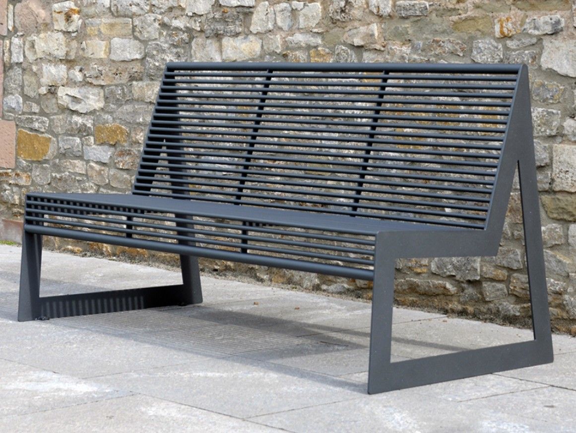 Скамья из нержавеющей стали со спинкой BENKERT BANKE Siardo ARCH-00036234