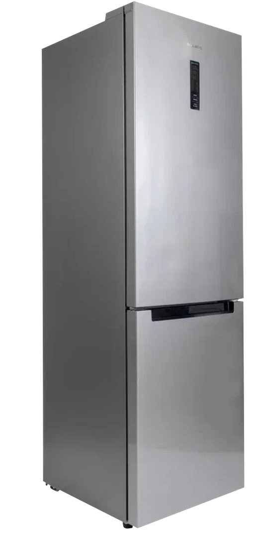 9105329 Холодильник с морозильником   HOLBERG HRB 1952NDX серебристый STDN-0140971