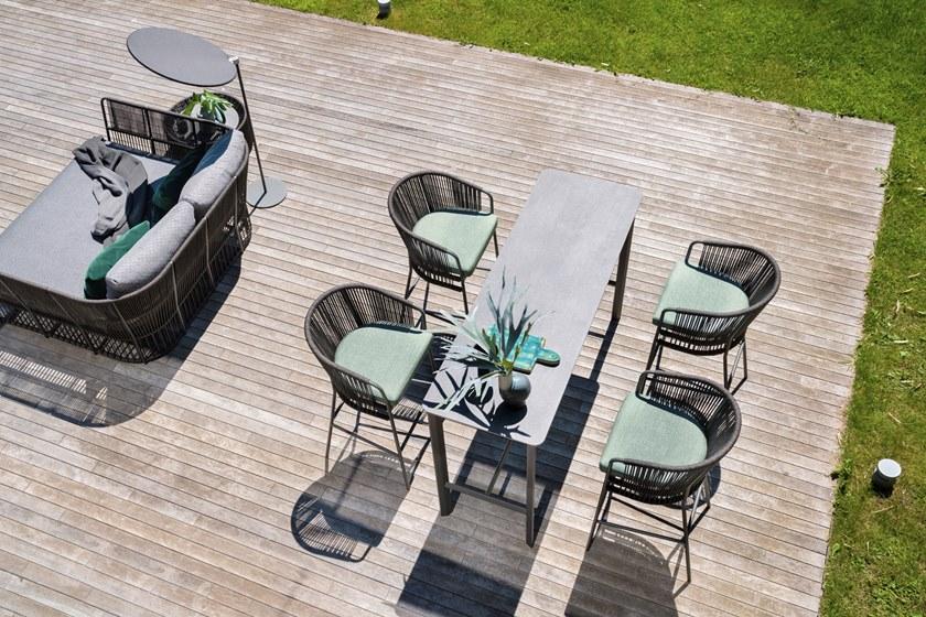 Varaschin Высокий садовый табурет из алюминия с порошковым покрытием Tibidabo sun-id-1468760 - Вид №1