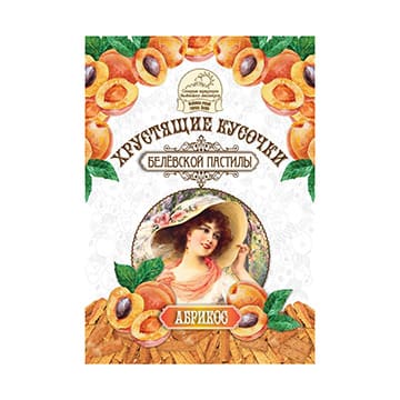 Хрустящие кусочки белевской пастилы абрикос 50 г Santreyd 31986