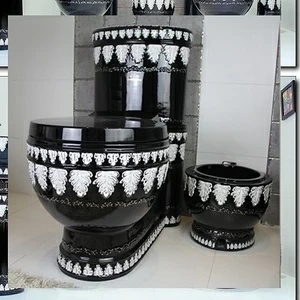 801GU021 Компакт унитаз с бачком Черный Ci Elegant Китай