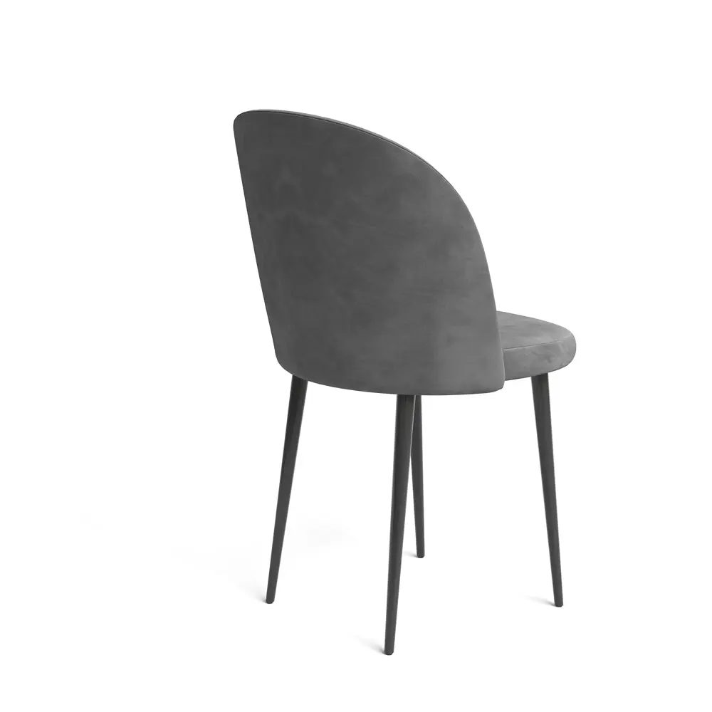 Стул Santreyd Chic — серый велюр на металлическом каркасе 89377849 STLM-1427207 - Вид №5