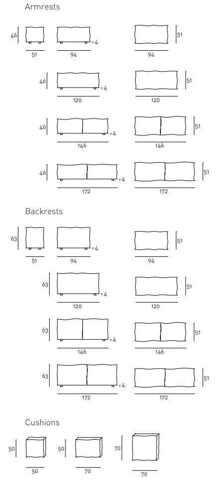 Living Divani Модульный диван Extrasoft sun-id-1350309 - Вид №7