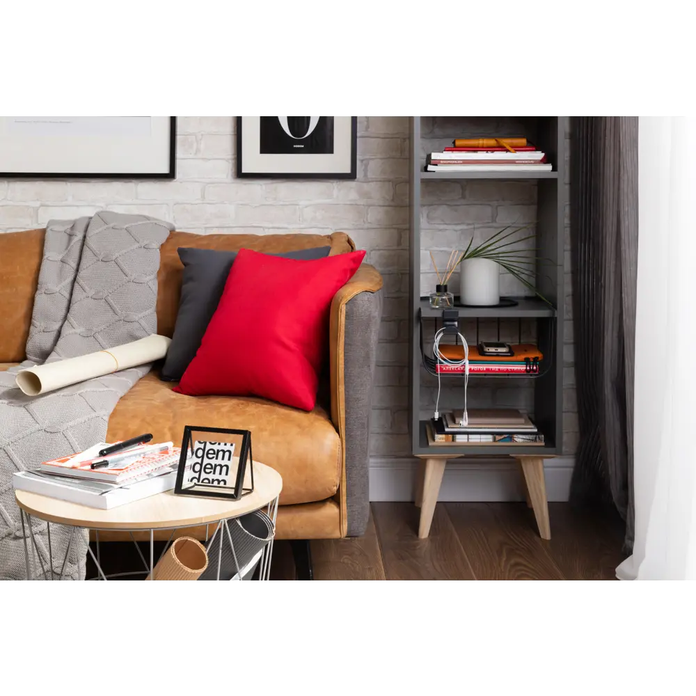 Вставка сетчатая для полки Spaceo KUB Paris 32x17.4x30.8 cм металл цвет черный STLM-2067757 - Вид №7