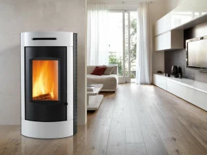 CAMINETTI MONTEGRAPPA Настенная стальная дровяная печь Tour