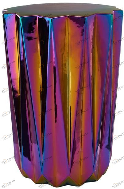 Pols Potten Низкий табурет из глазурованного керамогранита Oily 240-030-016 