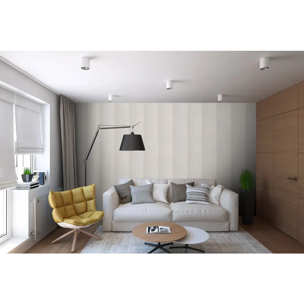 Стеновая панель ПВХ Грейс молочный 2700x250x8 мм 0.675 м² 81947507 STLM-2017421 Santreyd  - Вид №3