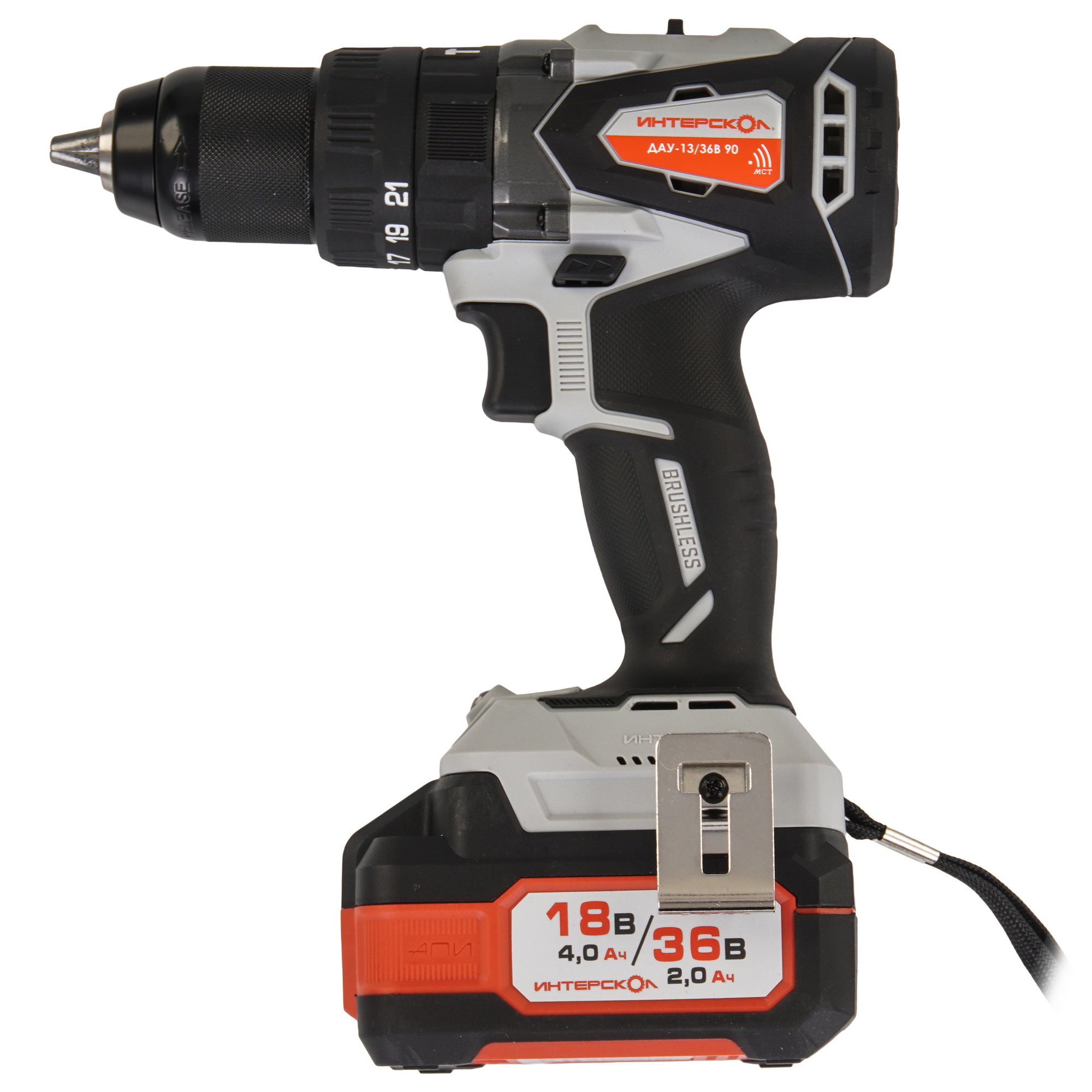 Дрель-шуруповерт Интерскол ДАУ-13/36В 90 9150390 STDN-0035807 - Вид №1