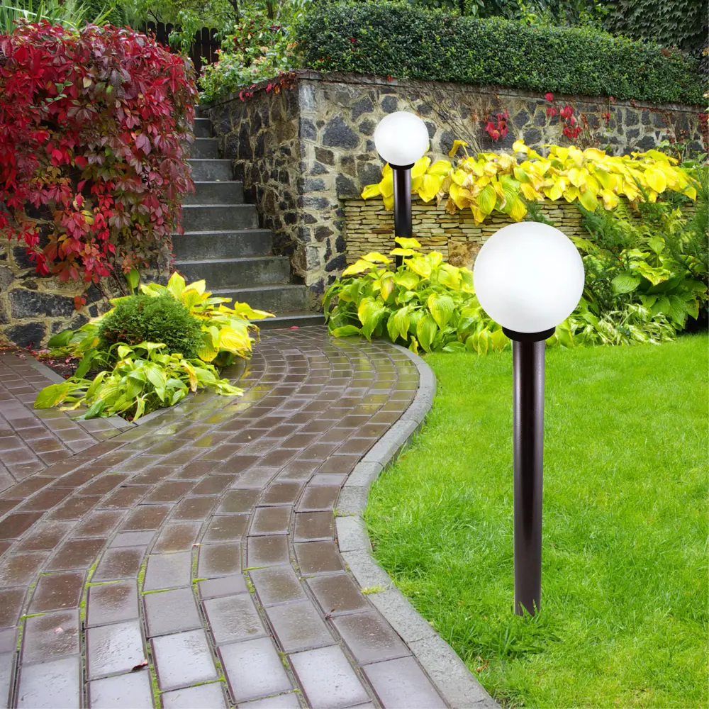 Опора для уличных светильников Apeyron 60 см, металл цвет черный STLM-2190674 - Вид №6