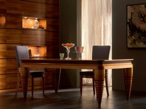 Cantiero Раздвижной прямоугольный стол из массива дерева Elettra day El008a