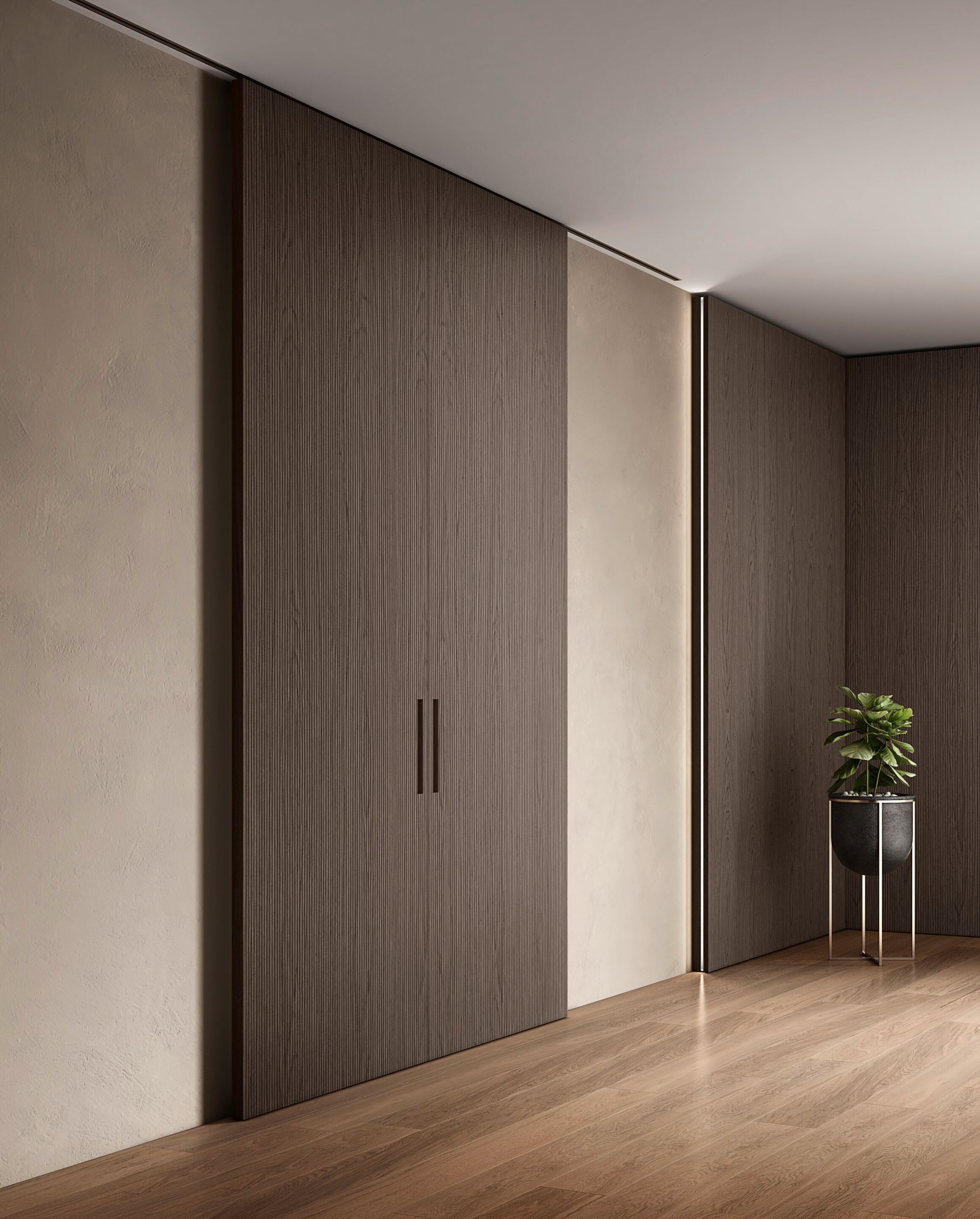 Деревянные раздвижные двери Olivieri мебельные двери ARCH-00009512 - Вид №1