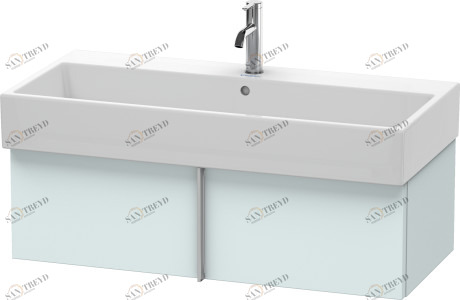 VA612800909 Тумбочка подвесная Vero Air #VA6128 984 x 431 мм Светло-голубой матовый декор Duravit