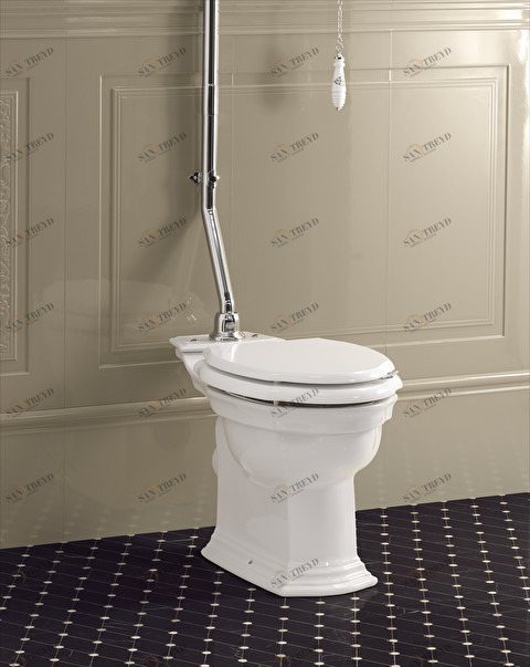 WCCAWES Приставной унитаз напольный Белый Devon&Devon  Италия 