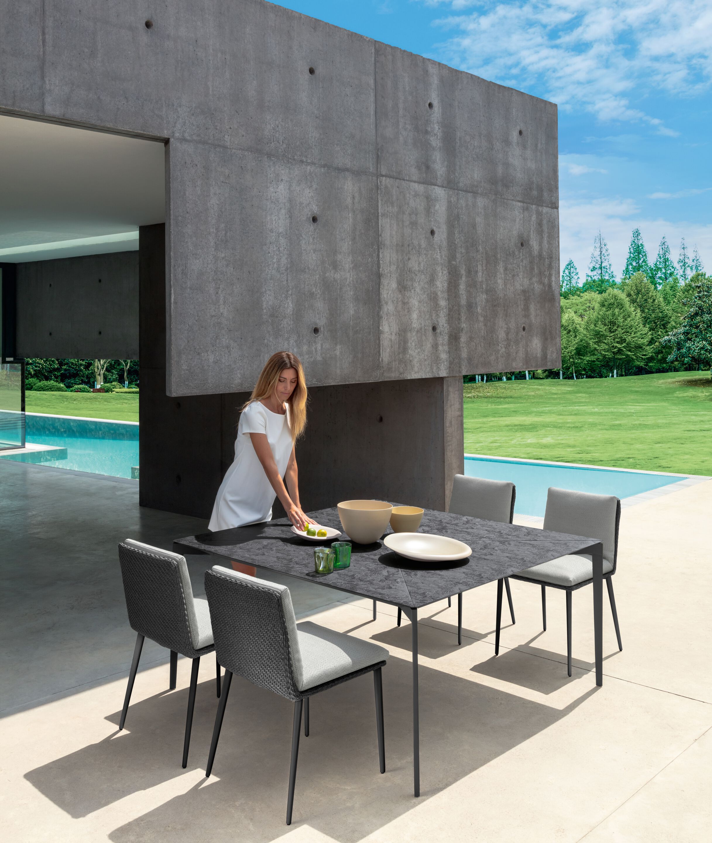 Тканевый мягкий садовый стул Talenti Leaf ARCH-00131337 - Вид №5