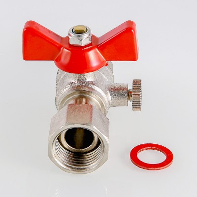 VT.806.N.0404 Кран шаровой для подключения манометра с наружной резьбой Valtec 1/2" x 1/2"  - Вид №5